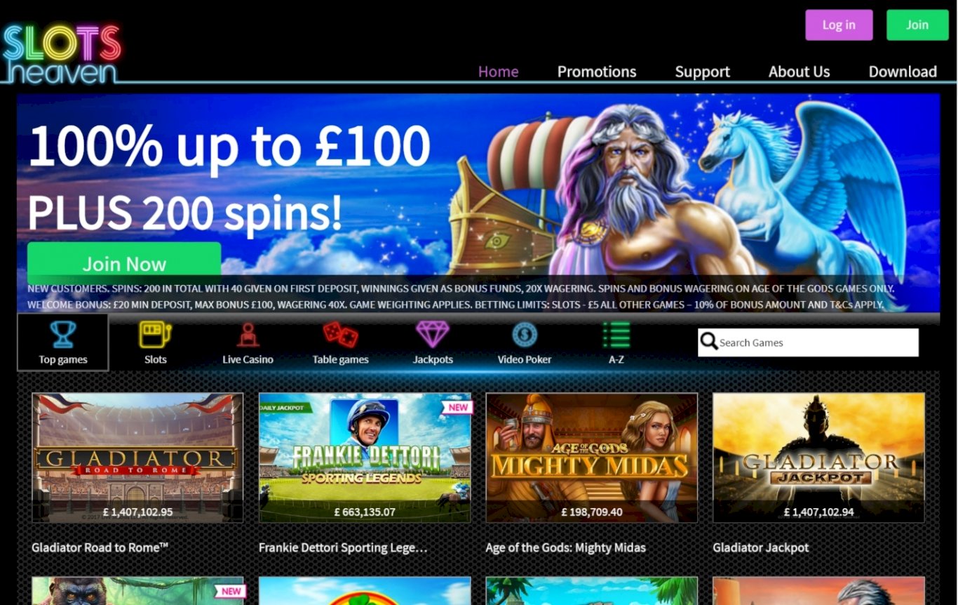 Slots Heaven Online Casino